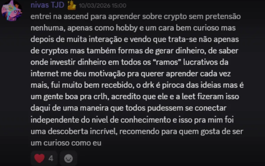 Feedback de membro 2