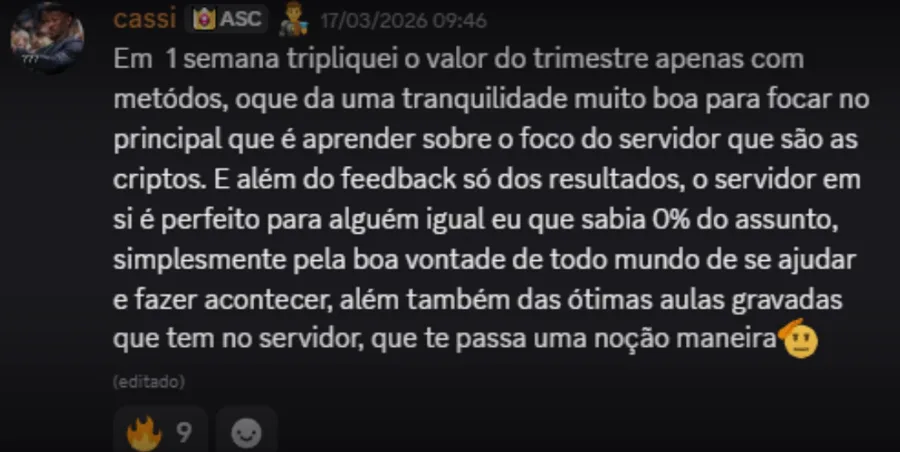 Feedback de membro 8