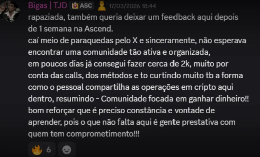 Feedback de membro 11