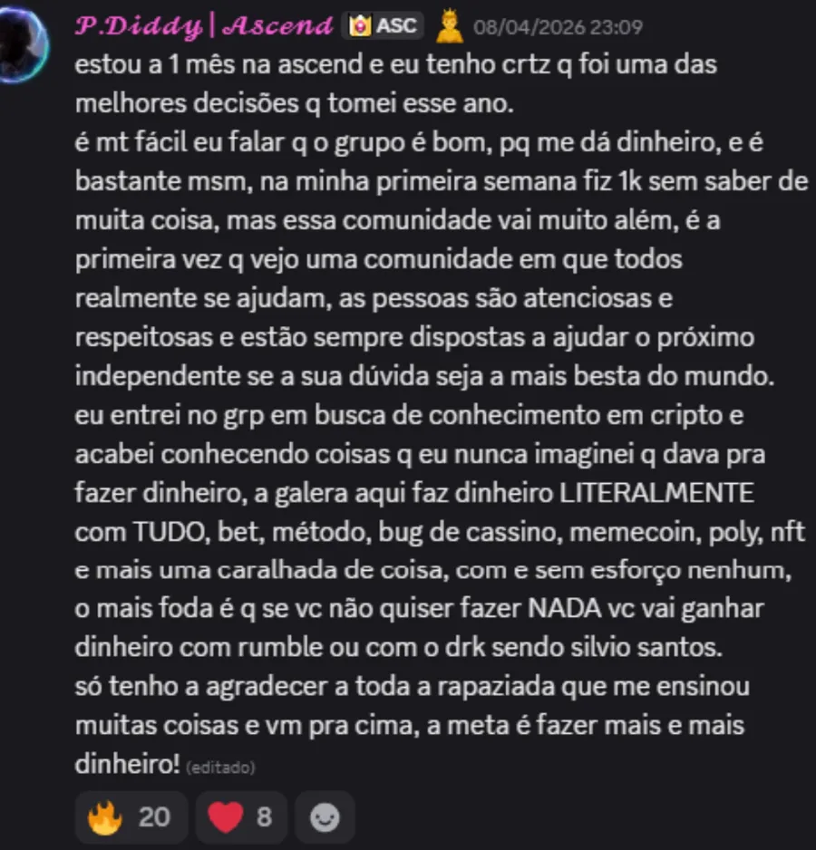 Feedback de membro 16