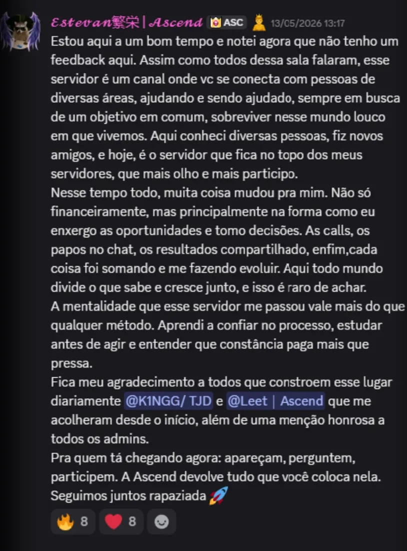 Feedback de membro 22