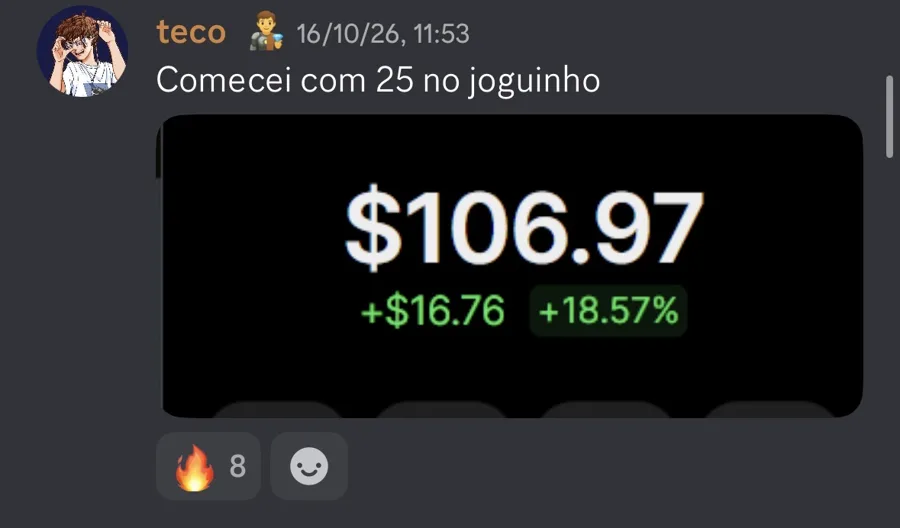 Resultado recente de membro 6